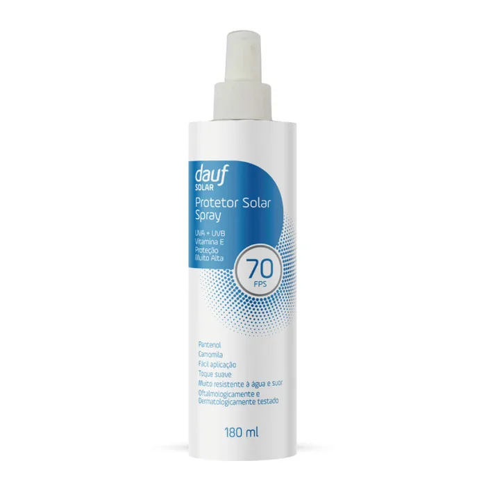 Protetor Solar Dauf FPS70 Spray 180ml
