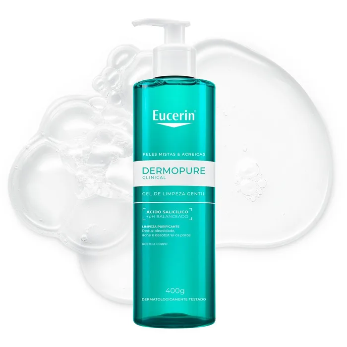 Gel de Limpeza Facial Eucerin DermoPure Oil Control Gentil 400g