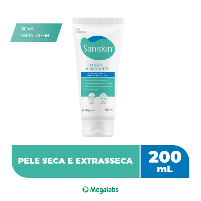 Loção Corporal Saniskin Hidratante 200ml