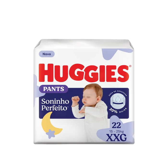 Fralda Descartável Infantil Pants Huggies Soninho Perfeito Xxg  22 Unidades
