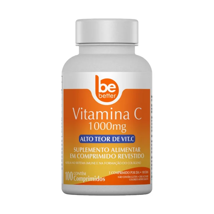 Vita + Vitamina C Be Better 1000mg 100 Comprimidos Revestidos