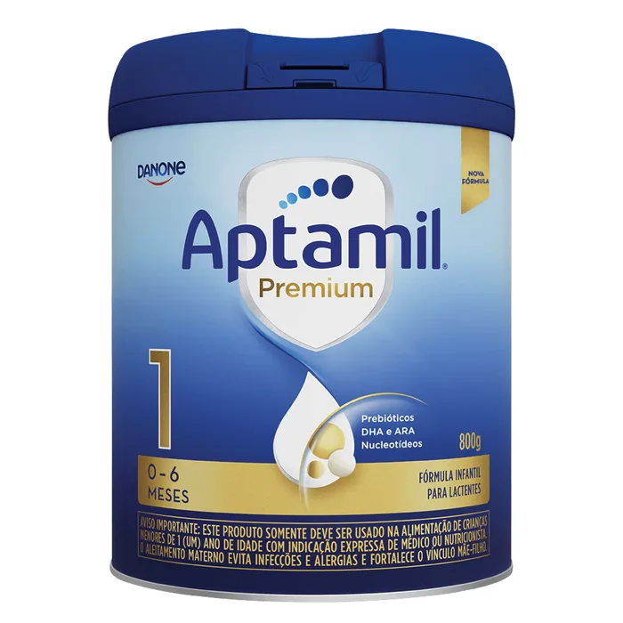 Fórmula Infantil Aptamil 1 Premium De 0 A 6 Meses 800g