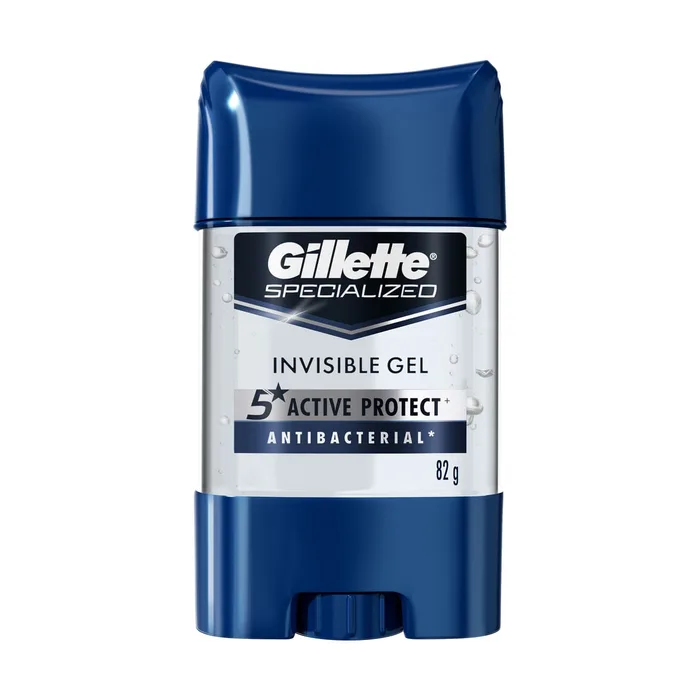 Desodorante Antitranspirante Gillette Specialized Antibacterial Gel Stick 82g
