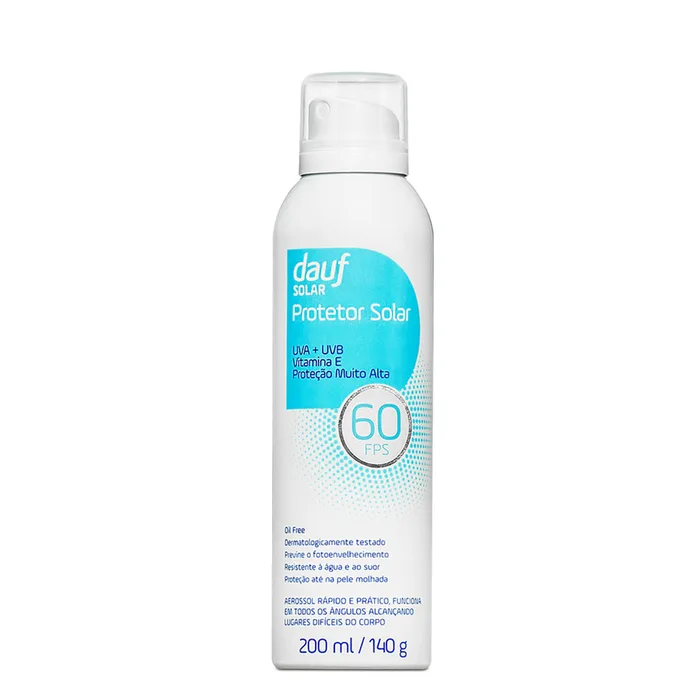 Protetor Solar Dauf Fps60 Aerossol 200ml