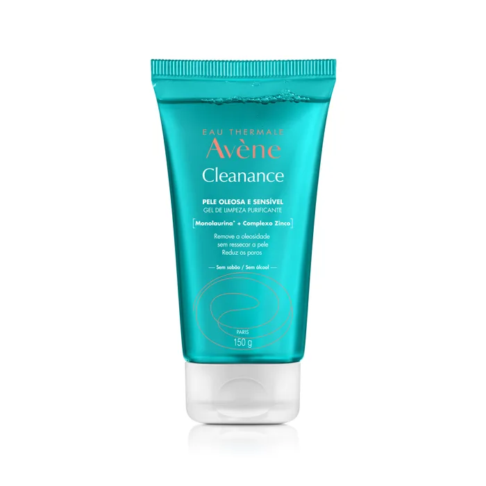 Gel de Limpeza Facial Avène Cleanance Pele Oleosa e Acneica 150ml