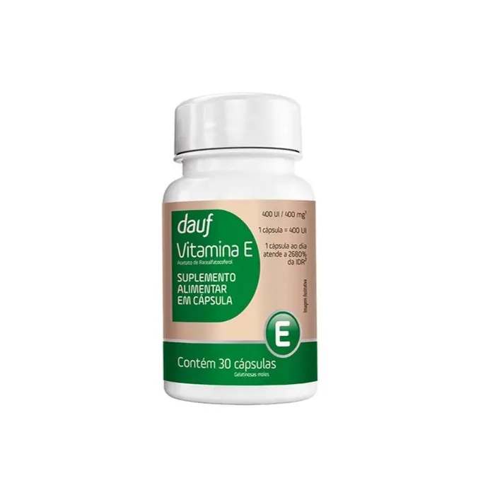 Suplemento Alimentar Dauf Vitamina E 30 Cápsulas