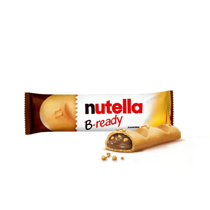 Biscoito Wafer Nutella B-ready Recheado Sabor Avelã e Cacau 22g