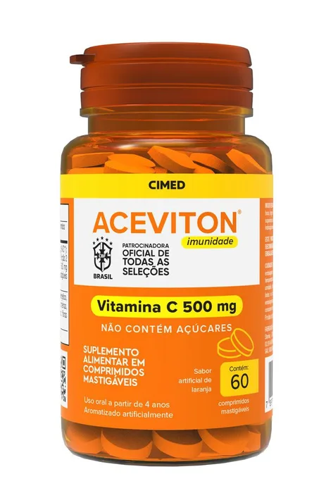 Vitamina C Aceviton Imunidade 60 Comprimido Mastigavel