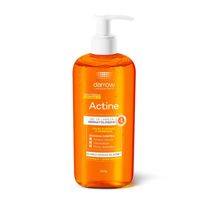 Gel de Limpeza Facial Darrow Actine Antioleosidade e Antiacne 240g