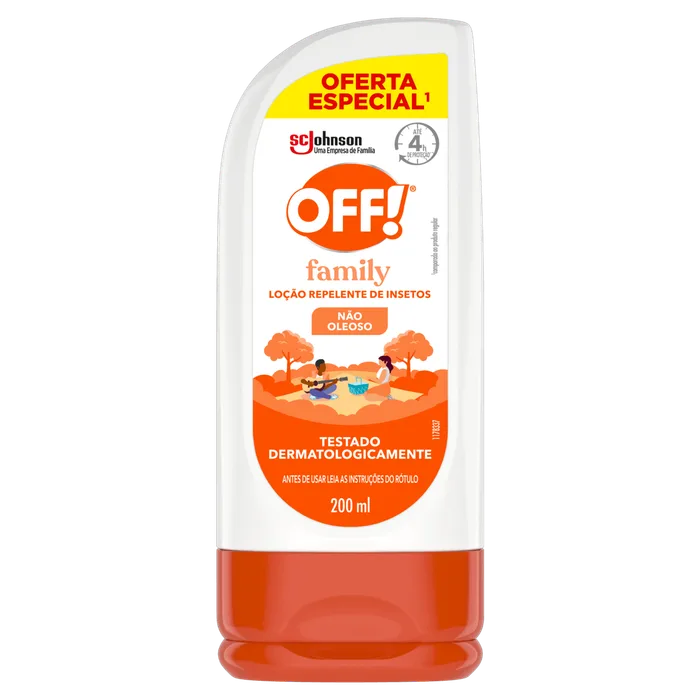Repelente OFF! Family Aloe Vera Loção 200ml